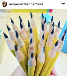 Pencil Challenge classroom routine that encourages students to keep track of their pencils.