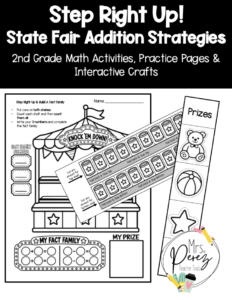 State Fair Addition Strategies, practice sheets and activities